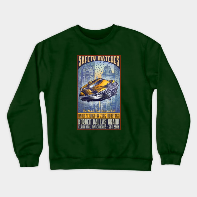 Zorg Industries Matches Crewneck Sweatshirt by ChetArt